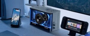 Parlante Edifier QD35 negro bluetooth RGB