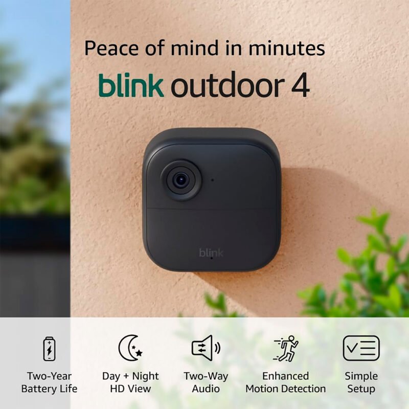 Cámara Ext Blink Outdoor 4 Camera 1080p Sync Module Core - Imagen 4