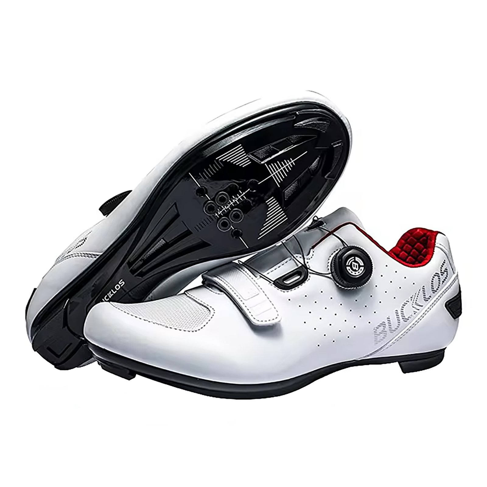 Zapatillas De Ciclismo Bucklos Transpirables Talle 45 - Imagen 4