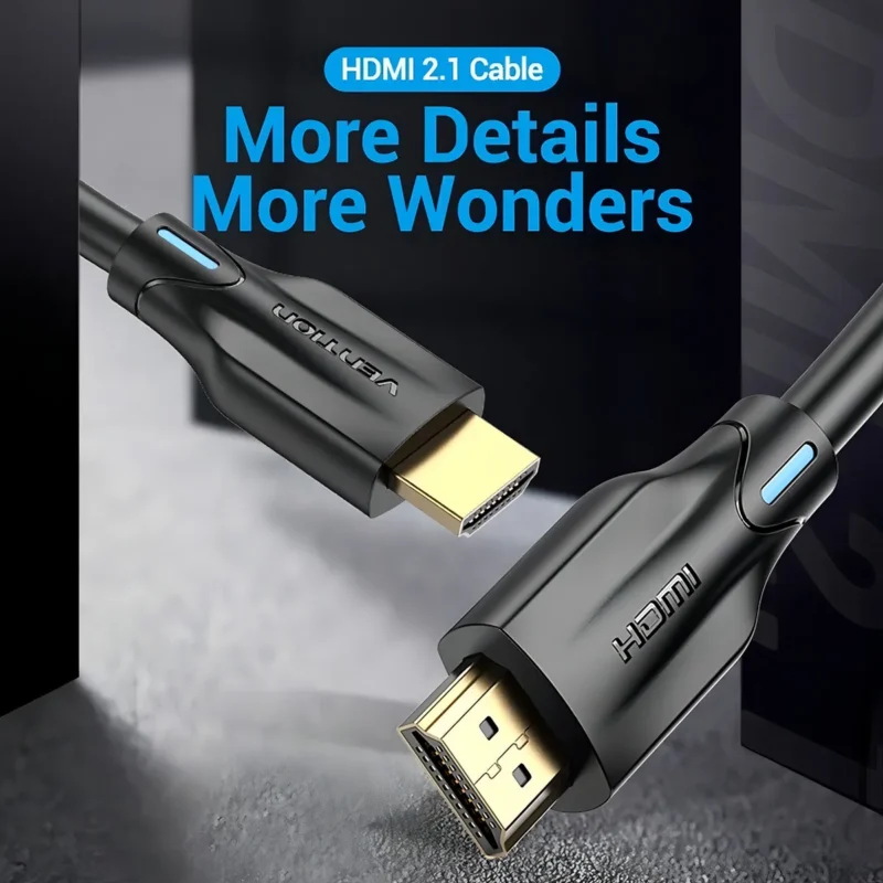 Cable Hdmi 2.1 Macho-macho 8k Marca Vention 3 Metros - Imagen 4
