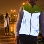 Chaleco Ciclista Rockbros Reflectante Impermeable Transpirable 4XL