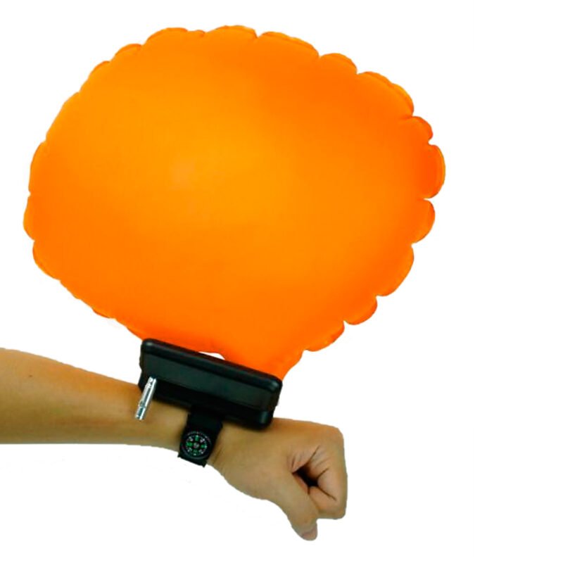 Boya Pulsera Salvavidas Inflable Co2 Con Brújula - Imagen 2