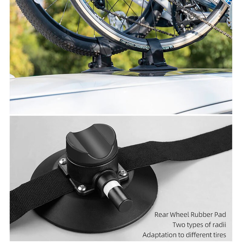 Porta 2 Bicicletas Para Techo De Auto Rockbros - Imagen 2