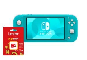 Consola Nintendo Switch lite turquesa + micro SD 256 GB