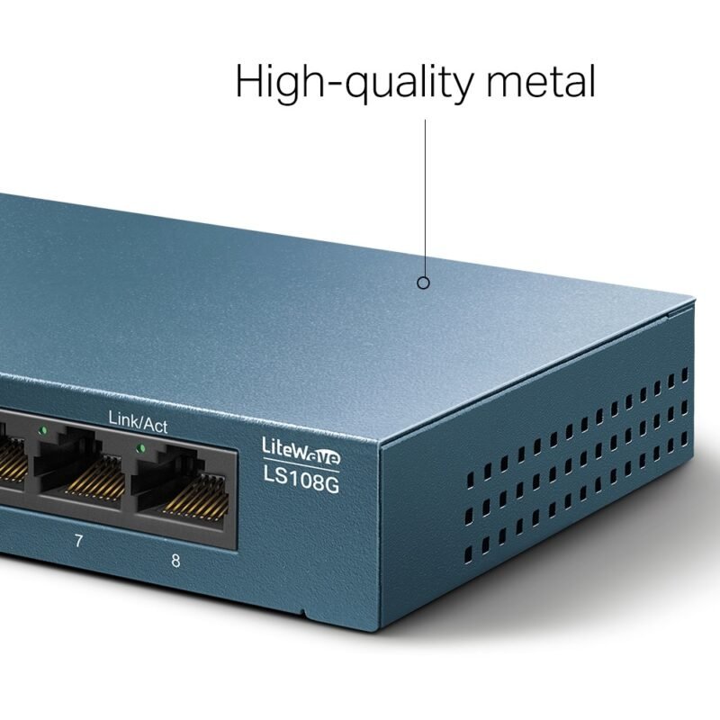 Switch TP-LINK LS108G | 8 Puertos 10/100/1000Mbps - Imagen 7