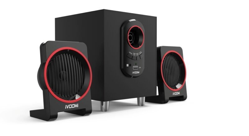 Parlantes 2.1 IVOOMI HONG KONG Modelo IVO-1600-U - Imagen 3