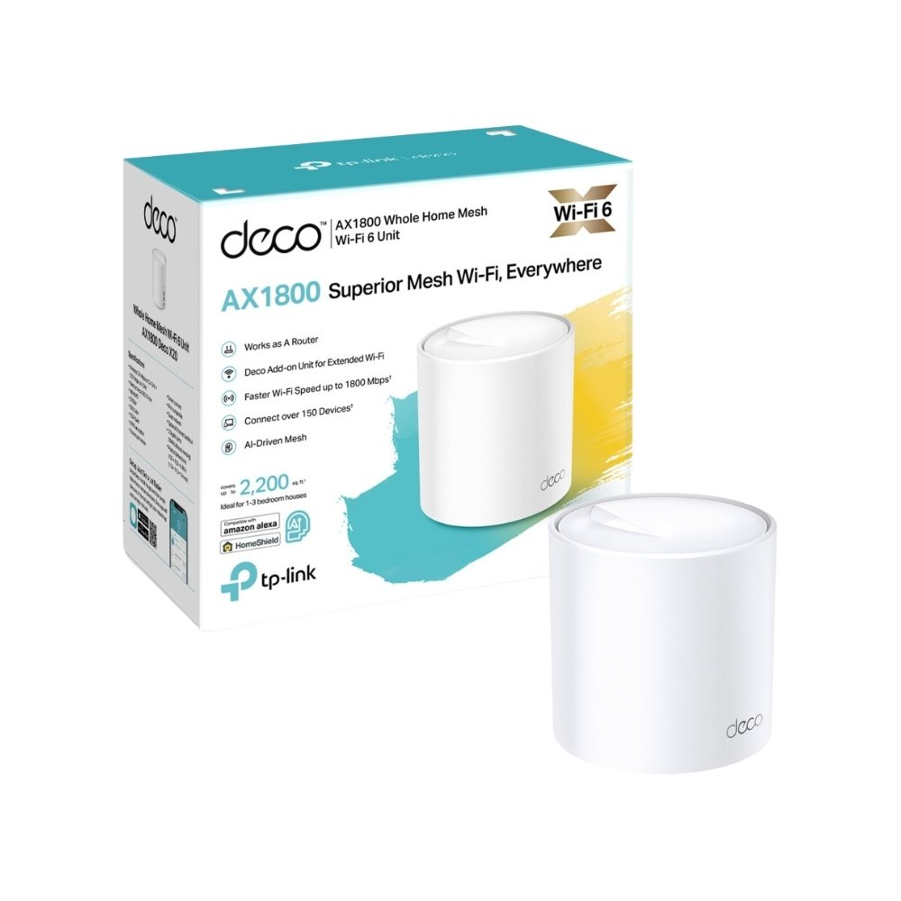 Access Point TP-LINK Deco X20 (Pack x1) | AX1800, WiFi 6, Mesh - Imagen 2