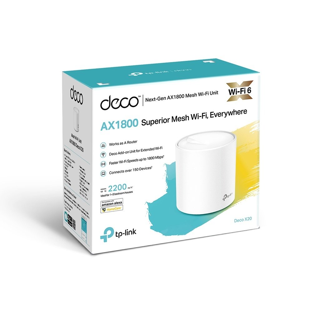 Access Point TP-LINK Deco X20 (Pack x1) | AX1800, WiFi 6, Mesh - Imagen 4