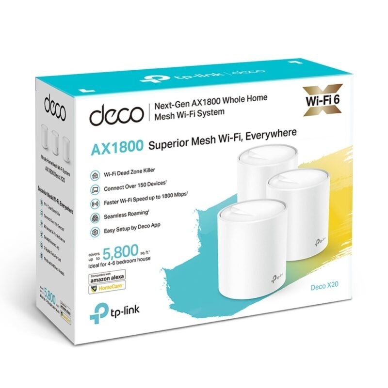 Access Point TP-LINK Deco X20 (Pack x3) | AX1800, WiFi 6, Mesh - Imagen 4