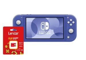 Consola Nintendo Switch lite azul + micro SD 256 GB