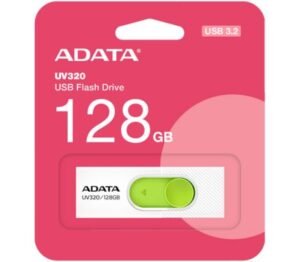ADATA PEN DRIVE AUV320-128G-RWHGN 128GB BLANCO/VERDE