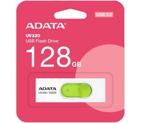 ADATA PEN DRIVE AUV320-128G-RWHGN 128GB BLANCO/VERDE