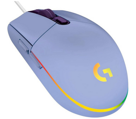 LOGITECH 910-005852 MOUSE G203 GAMING LILA LIGHT USB PROMO (D)