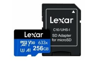 Memoria microSDXC Lexar 256GB 633x UHS-I Blue Series