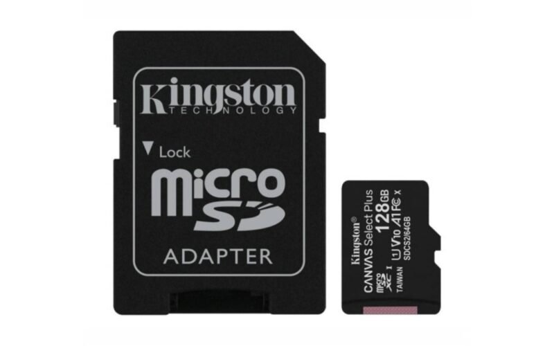 Memoria MicroSD Kingston Select Plus 128GB clase 10
