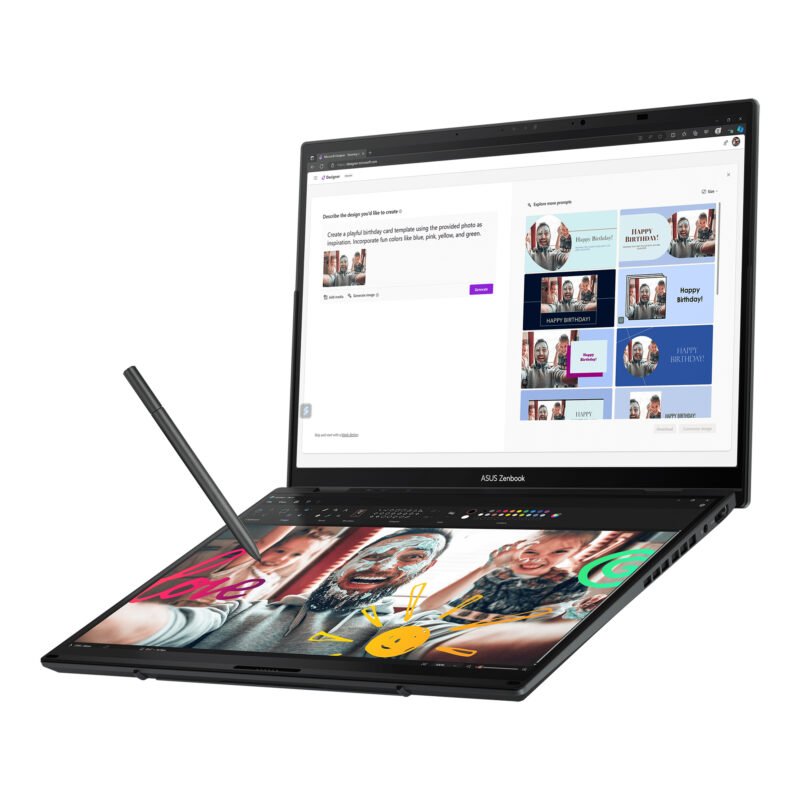 Notebook Asus Zenbook 14''+14'' Táctil Oled Core Ultra 9 32gb 1tb W11