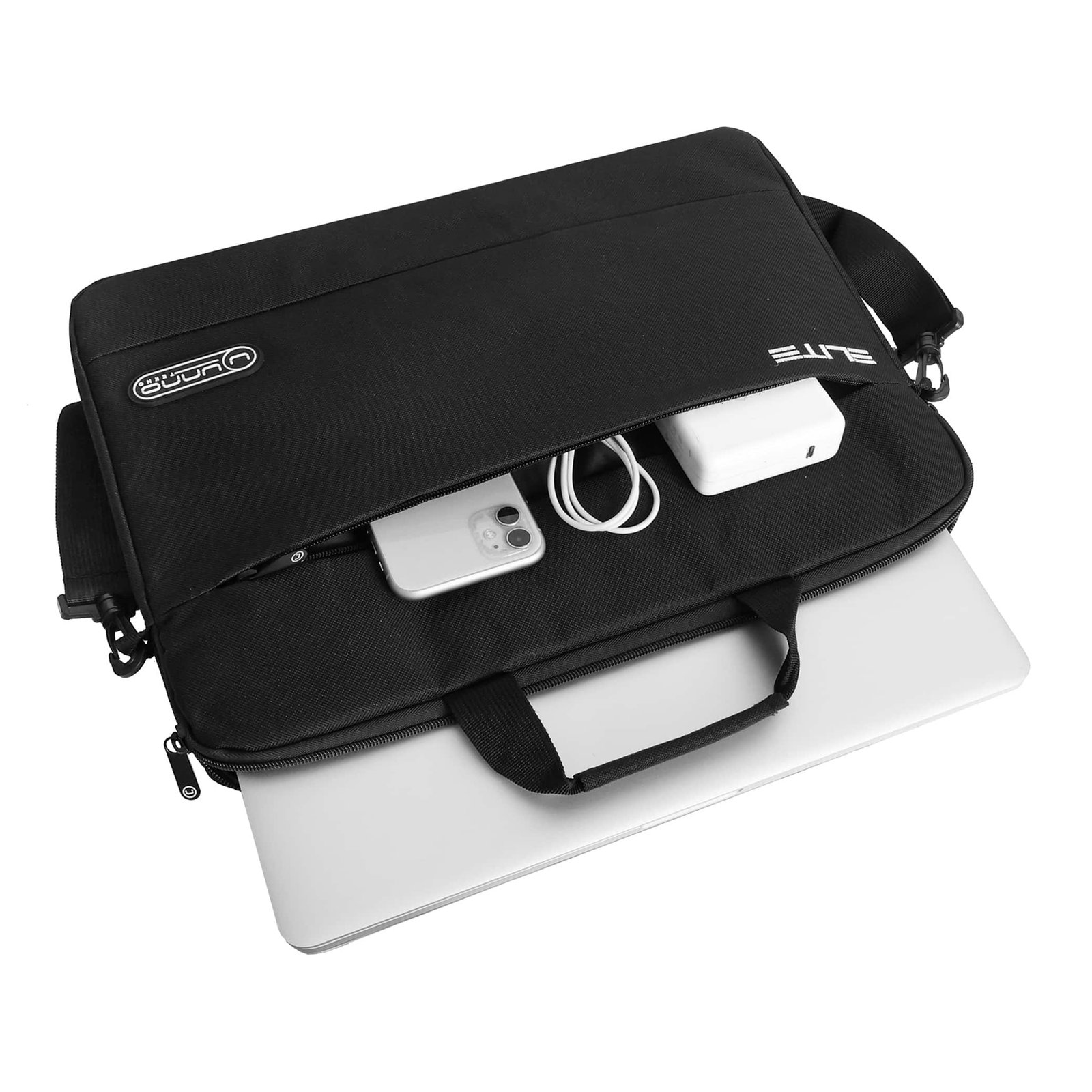 Maletín Notebook Unno Bg2711bk 15,6'' Poliéster Duradero - Imagen 7