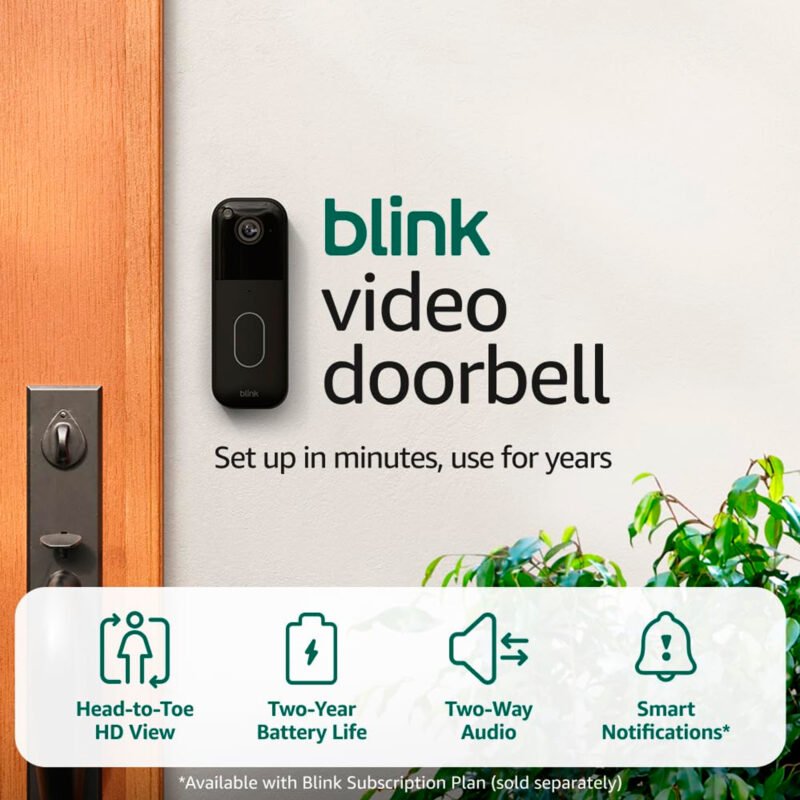 Timbre Con Video Blink Visión Nocturna Wifi 1440p - Imagen 4
