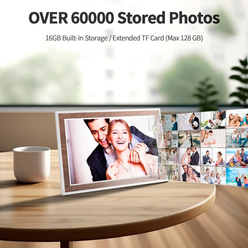 Porta Retrato Digital Pritom Pf103 10,1'' 1gb 16gb Wifi - Imagen 3