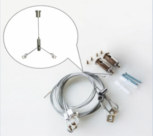 Linga de Acero para Panel o Artefactos LED MyConnection