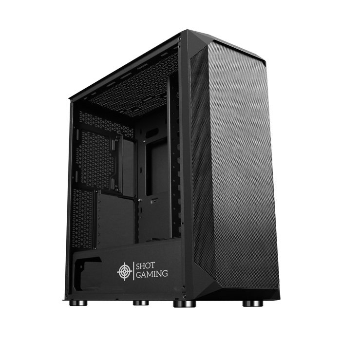 Gabinete Gamer Shot Gaming Pro Series SHOT-SUP-230B-Black | Cristal Templado - Imagen 2