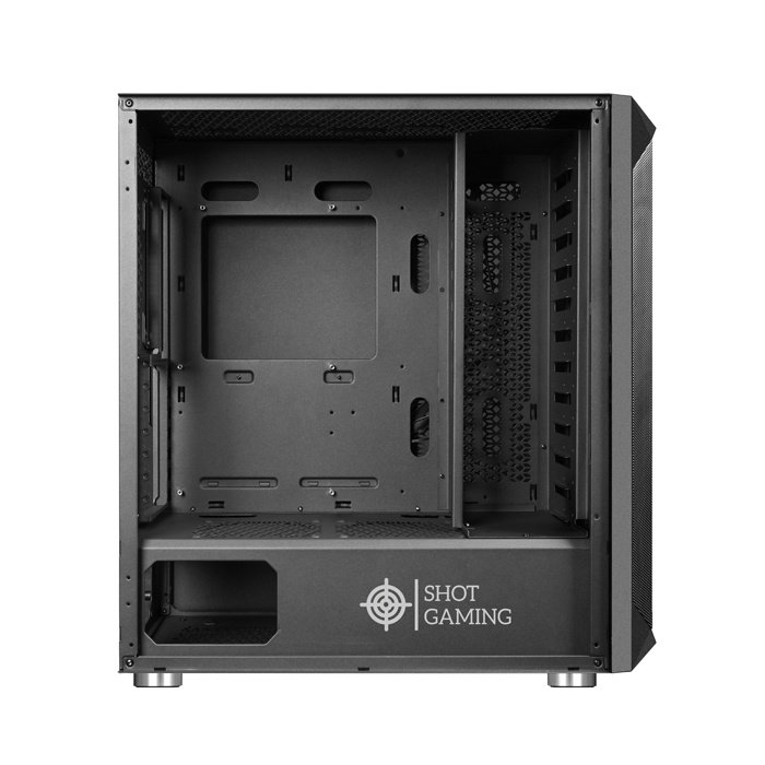 Gabinete Gamer Shot Gaming Pro Series SHOT-SUP-230B-Black | Cristal Templado - Imagen 4