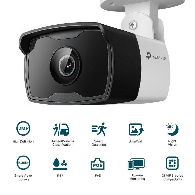 Cámara Bullet IP TP-LINK VIGI C320I | 2MP, Visión Nocturna, Exterior - Imagen 6