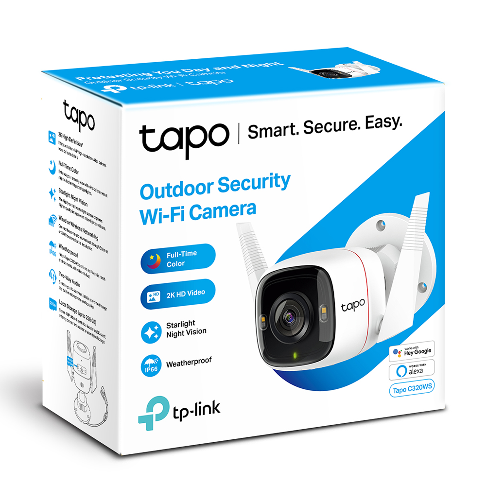 Cámara WiFi TP-LINK Tapo C320WS | QHD, Visión Nocturna, Exterior - Imagen 7
