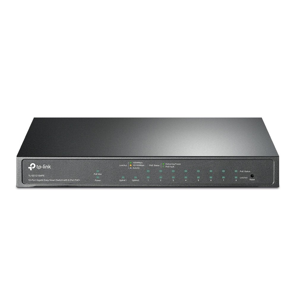 Switch TP-LINK TL-SG1210MPE | 9 Puertos Gigabit (1 Puerto SFP Gigabit, 8 Puertos PoE) - Imagen 2