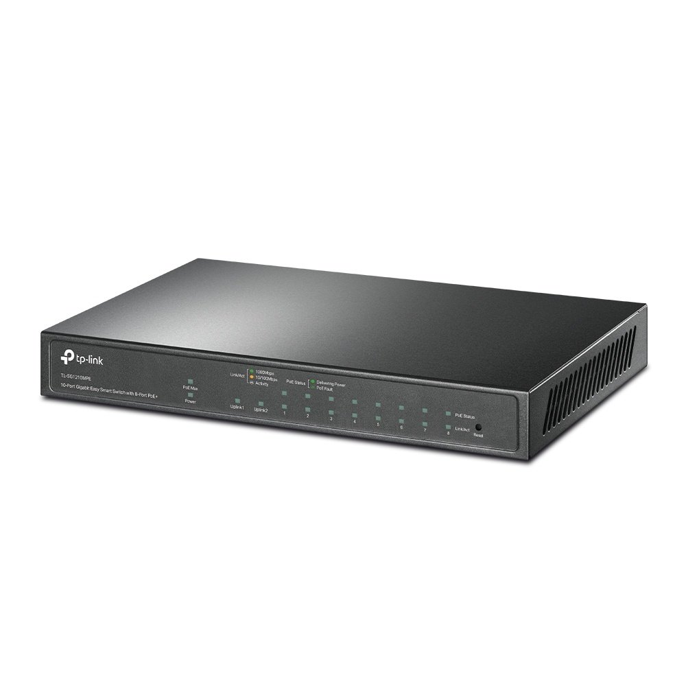 Switch TP-LINK TL-SG1210MPE | 9 Puertos Gigabit (1 Puerto SFP Gigabit, 8 Puertos PoE) - Imagen 3