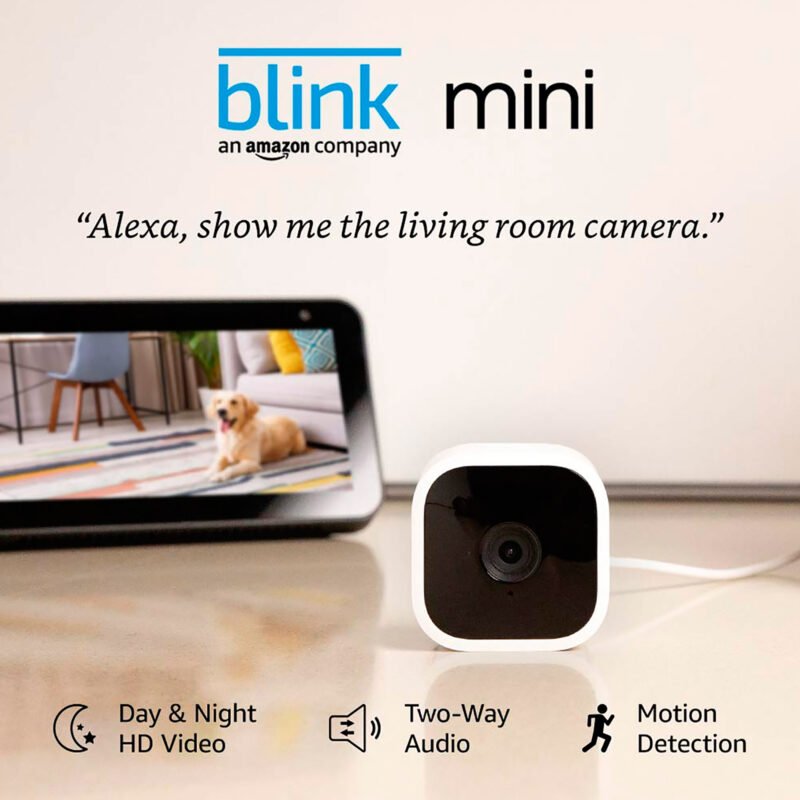 Cámara Interior Usb Blink Mini 1 Visión Nocturna - Imagen 3