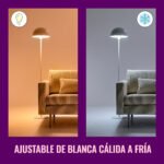Lámpara Led Inteligente Philips Wiz 7W ST64 E27 Blanco