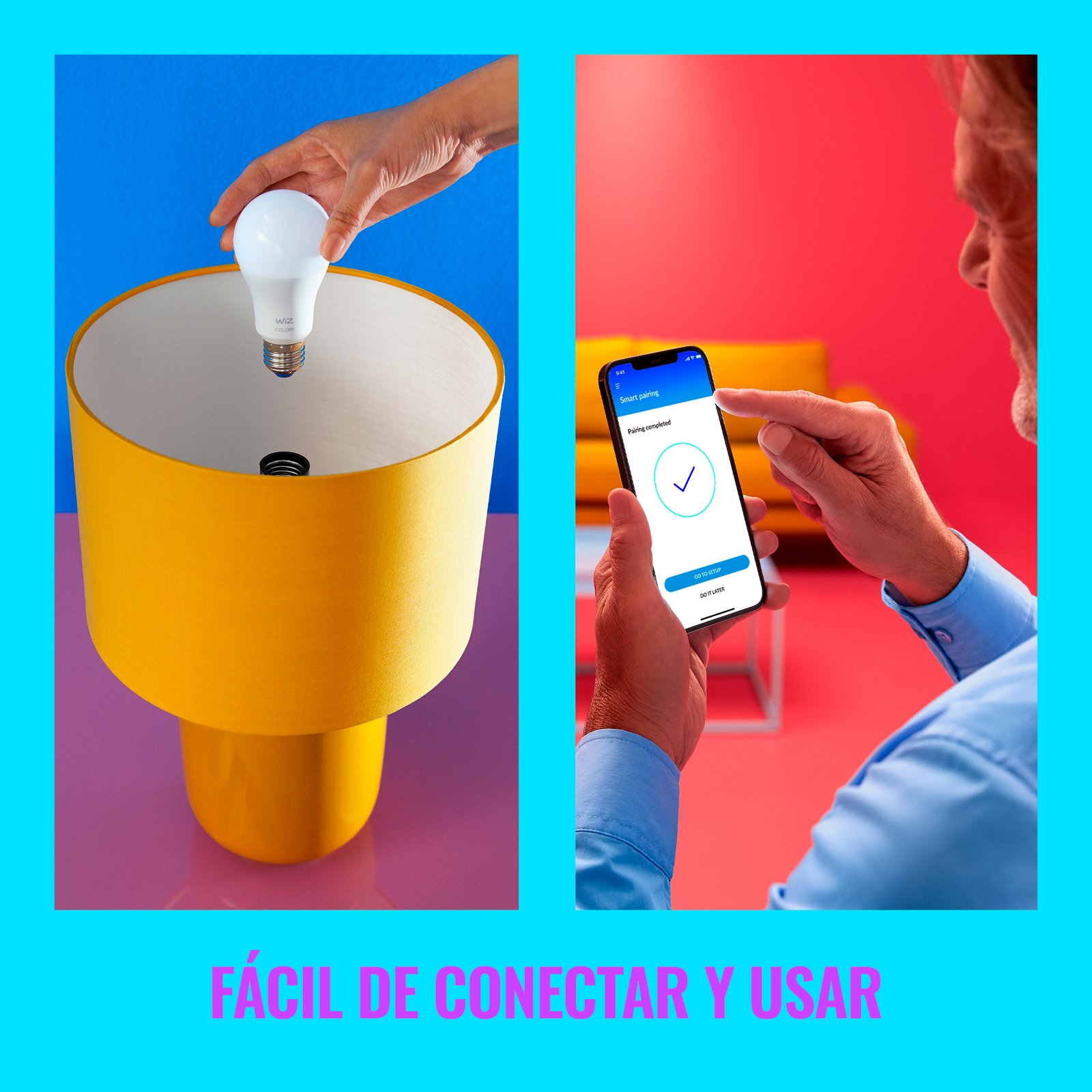 Lámpara Led Inteligente Philips Wiz 6,3W G95 E27 Blanco Y Color - Imagen 6