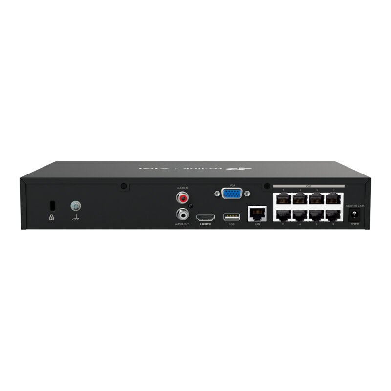 Nvr Tp-Link Vigi Nvr1008h-8mp 8 Canales 4k PoE+
