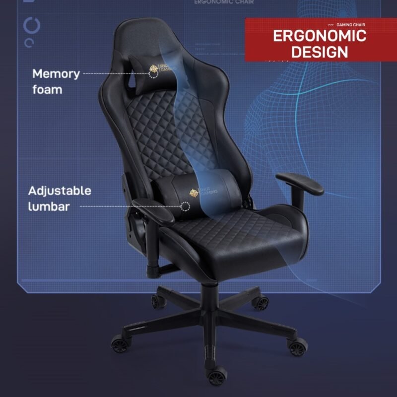 Silla Gamer Shot Gaming SHOT-D1166-GB | Soporte ergonómico - Imagen 9