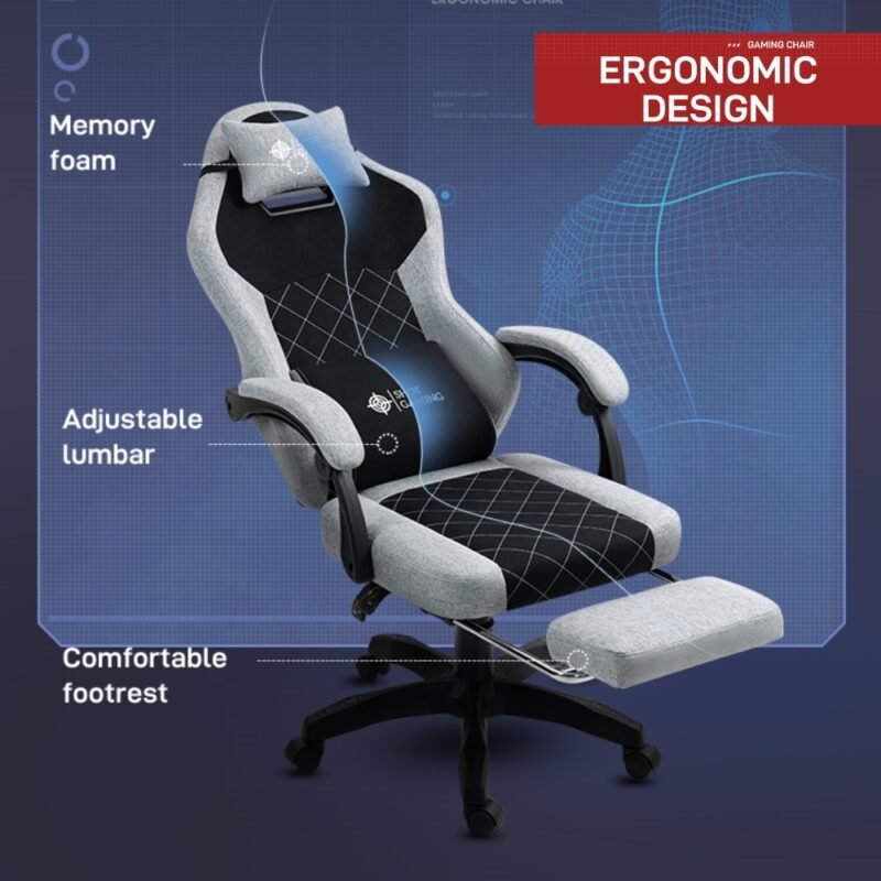 Silla Gamer Shot Gaming SHOT-D1146-GB | Soporte ergonómico - Imagen 8