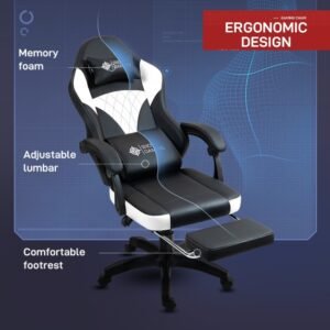 Silla Gamer Shot Gaming SHOT-D1145-WB | Soporte ergonómico