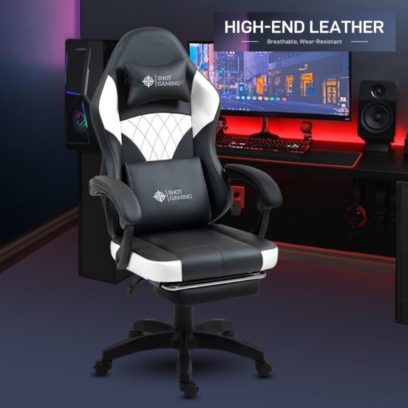 Silla Gamer Shot Gaming SHOT-D1145-WB | Soporte ergonómico - Imagen 6