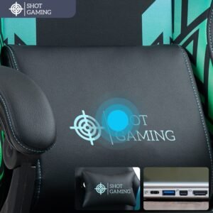 Silla Gamer Shot Gaming SHOT-D1140-GB | Soporte ergonómico
