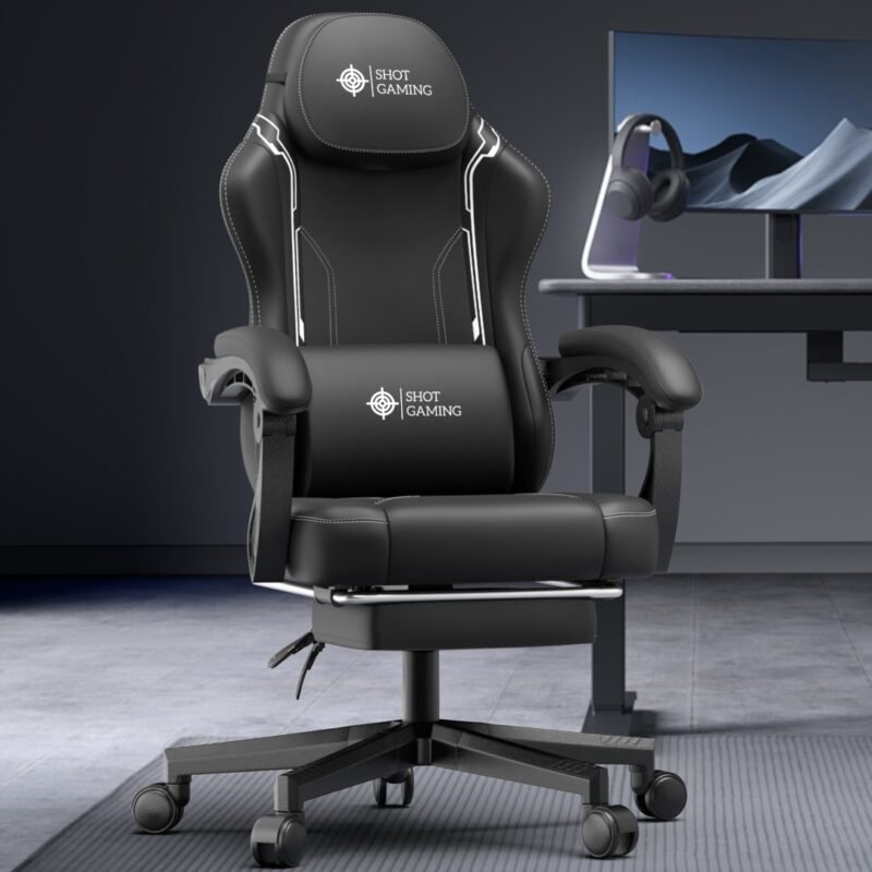 Silla Gamer Shot Gaming SHOT-LS6650-1-B | Soporte ergonómico - Imagen 3
