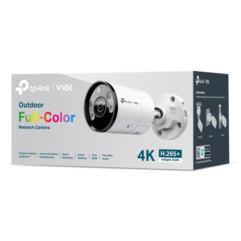 Cámara Bullet TP-LINK VIGI InSight S385 | 8MP, Full-Color, Exterior - Imagen 16