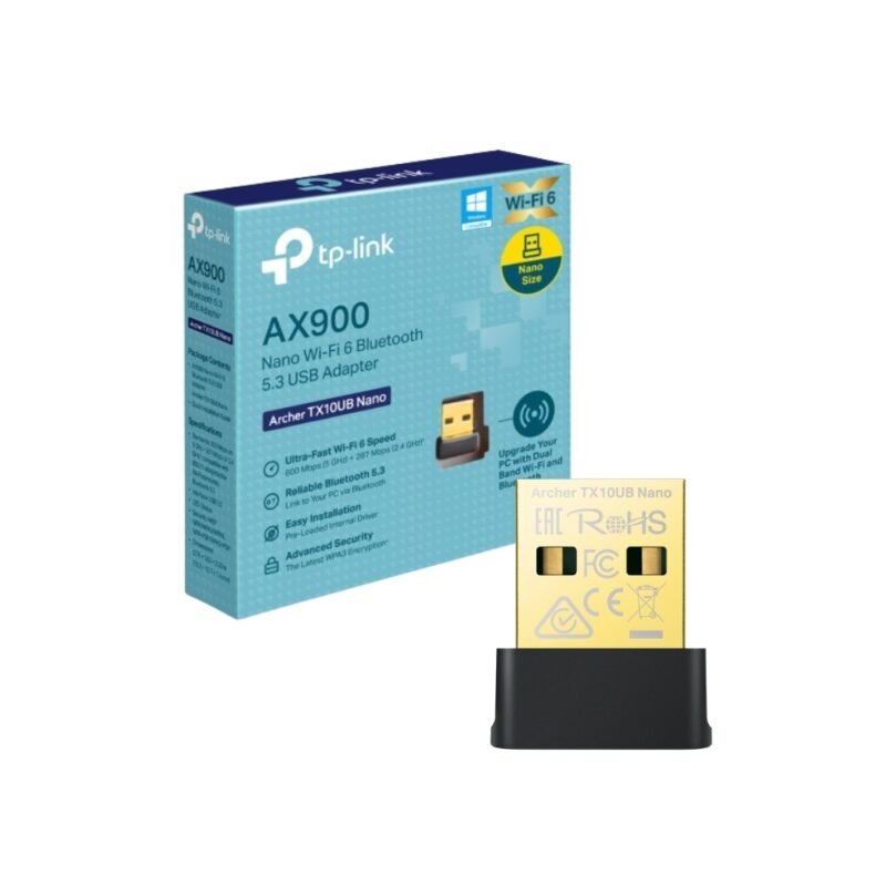 Adaptador Nano USB TP-LINK Archer TX10UB | AX900, Bluetooth 5.3 - Imagen 18