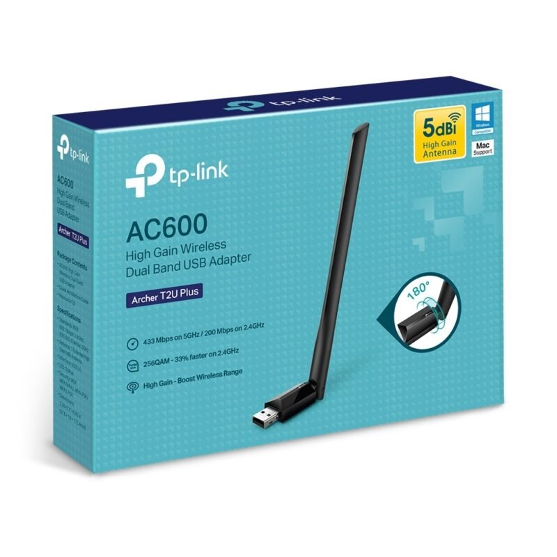 Adaptador Inalámbrico USB TP-LINK Archer T2U | AC600, WiFi 5 - Imagen 8