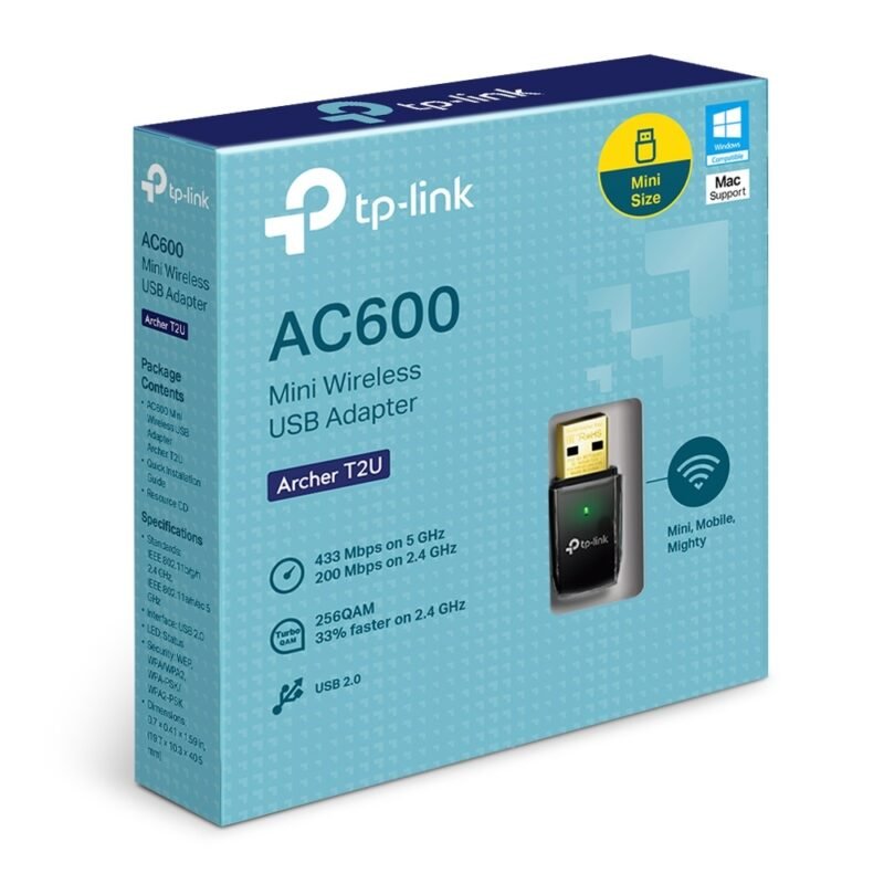 Adaptador Inalámbrico USB TP-LINK Archer T2U | AC600, WiFi 5 - Imagen 13