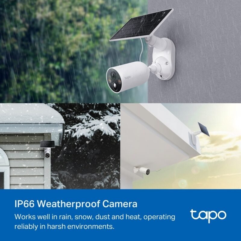 Cámara WiFi + Panel Solar TP-LINK Tapo C425 KIT | QHD, Visión Nocturna, Exterior - Imagen 15