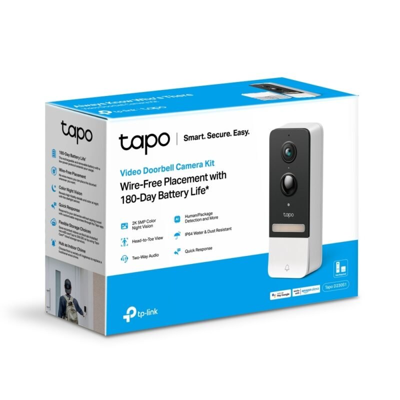 Timbre Inteligente con Cámara TP Link Tapo D210 - Imagen 6