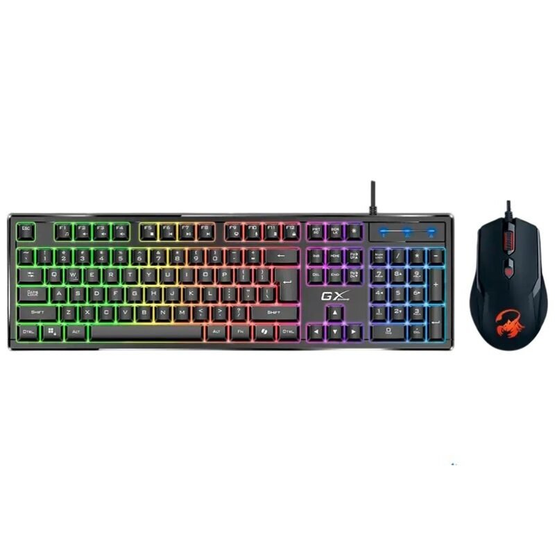Combo Genius Scorpion KM-GX6 teclado y mouse RGB