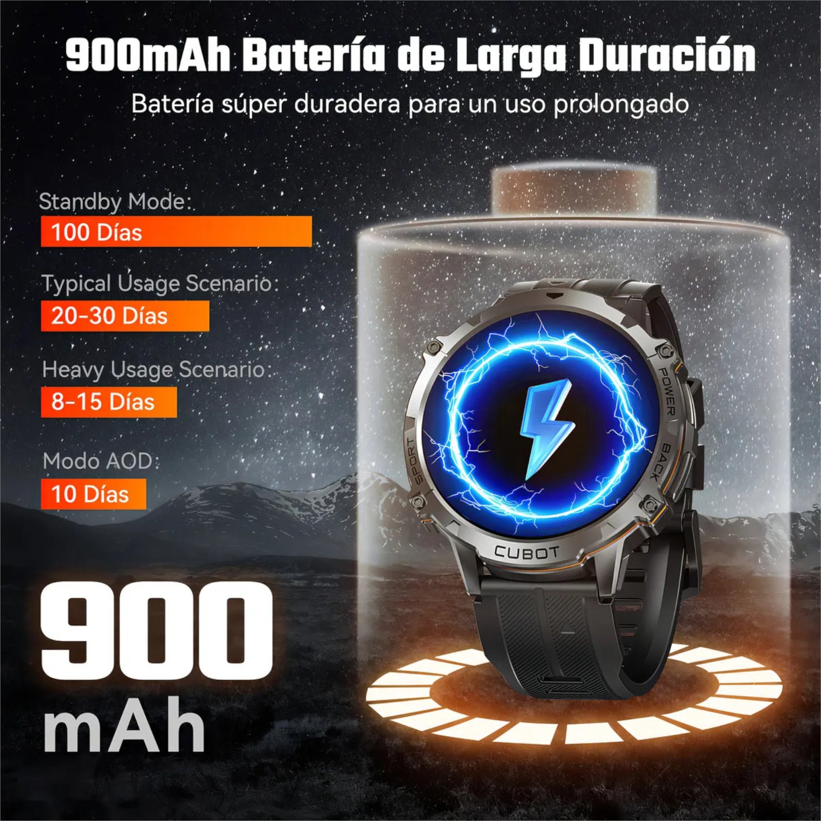 Reloj Inteligente Cubot X3 1atm 1,73" Bluetooth - Imagen 5