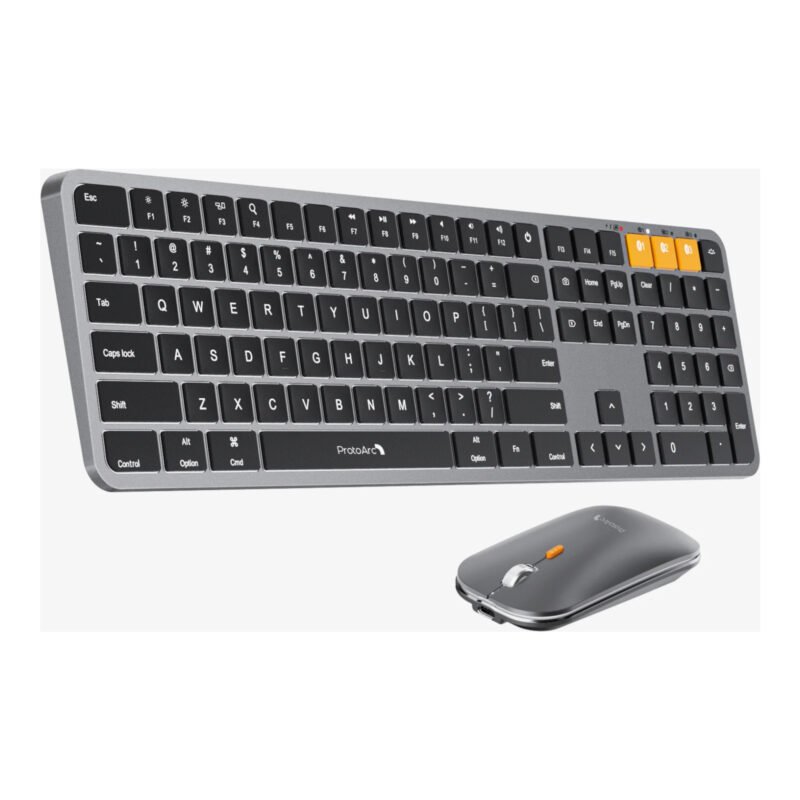Combo Mouse y Teclado Retroiluminado Bluetooth ProtoArc Km100-a - Imagen 6