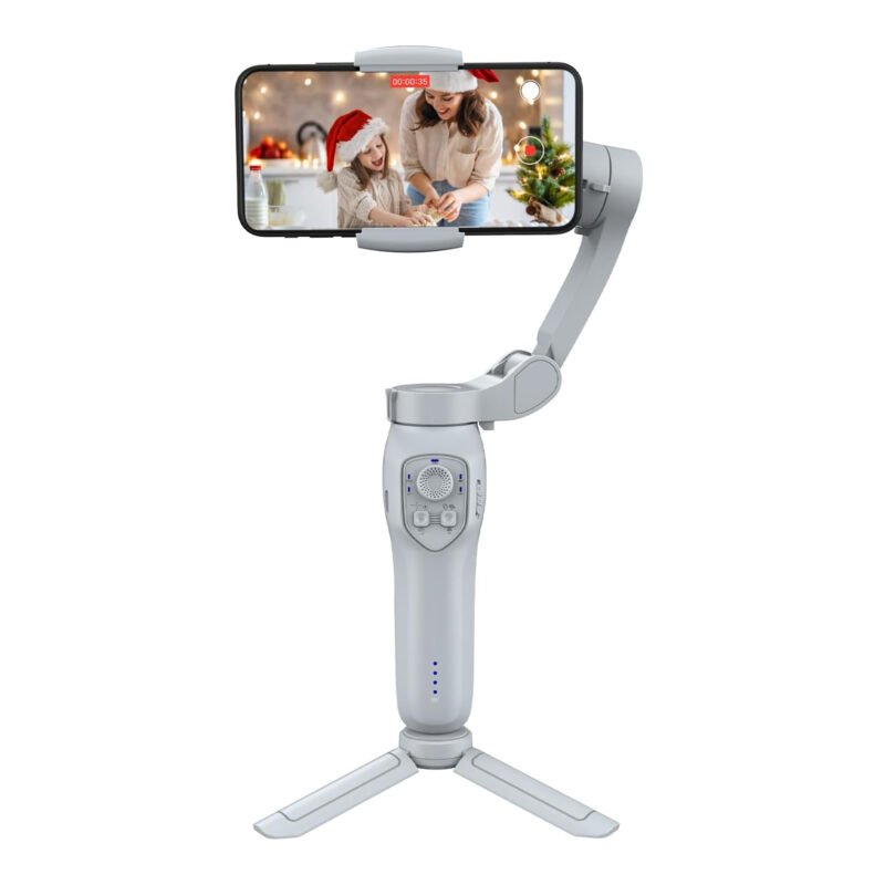 Gimbal 3 Ejes Jx Robot L7c Pro Bt Trípode - Imagen 4